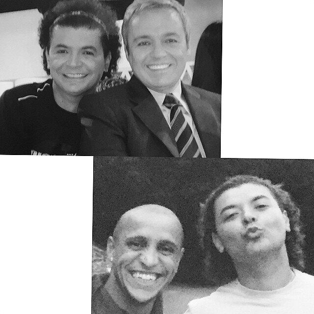 David Brazil fez homenagem dupla: para Gugu Liberato e para o jogador Roberto Carlos.
— Fotinhas do fundo do baú para mandar aquele beijo de feliz aniversário para MEUS queridos @guguliberato e @oficialrc3  uhu meninos eu vou comer seus bolos.... FELICIDADES SEMPRE AMORECOS DA TITIA

