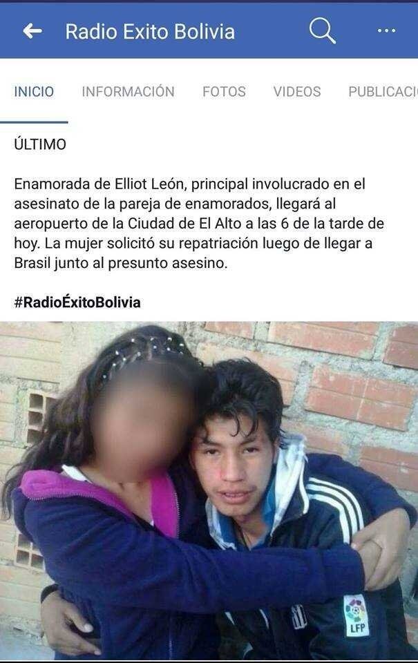 O crime brutal abalou a opinião pública daquele país e chegou a provocar declarações do presidente boliviano, Evo Morales, que pediu um esforço da polícia paulista na caça ao suspeito

