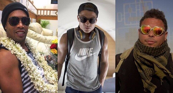 Craques indiscutíveis com a bola nos pés, Ronaldinho Gaúcho, Cristiano Ronaldo e Ronaldo Fenômeno se consagraram no futebol e venceram mais de uma vez o Bola de Ouro cada um. Com tanto sucesso, os três curtem a vida como poucos. Veja a seguir

Assista aos programas da Record no R7 Play
