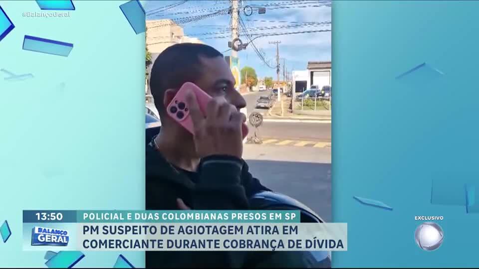 Policial militar suspeito de agiotagem atira em comerciante durante cobrança de dívida