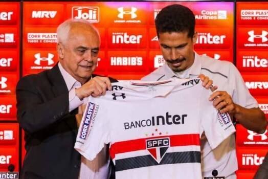 Hernanes, outro jogador que Leco tinha a certeza que ficaria