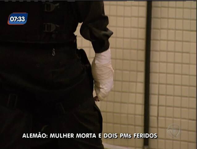 PM teve ferimentos na mão após tiroteio