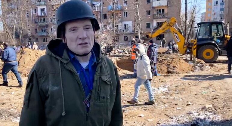 Cabrini viajou até a Ucrânia no começo da guerra