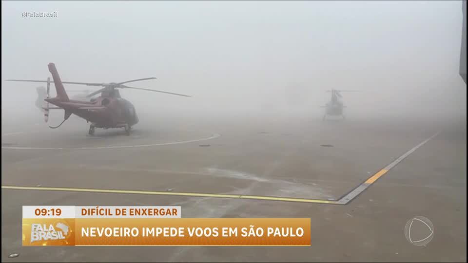 Nevoeiro afeta visibilidade em São Paulo nesta terça-feira (22)