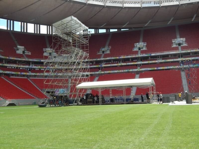 Segundo a organização, a apresentação tem duas horas e 45 minutos de duração. O setlist não é divulgado anteriormente pelo cantor