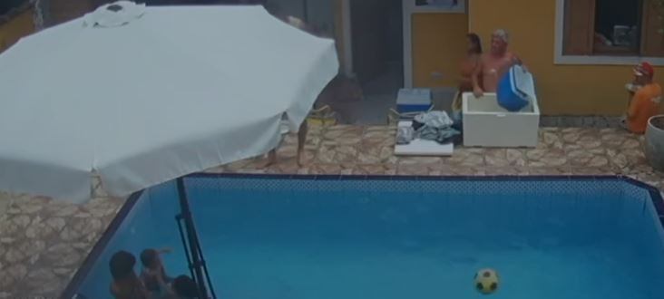 Vídeo mostra a ação de salvamento