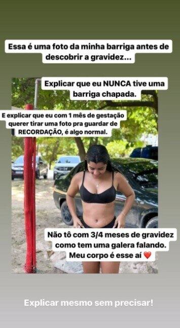 Ary Mirelle mostra o corpo antes da gravidez