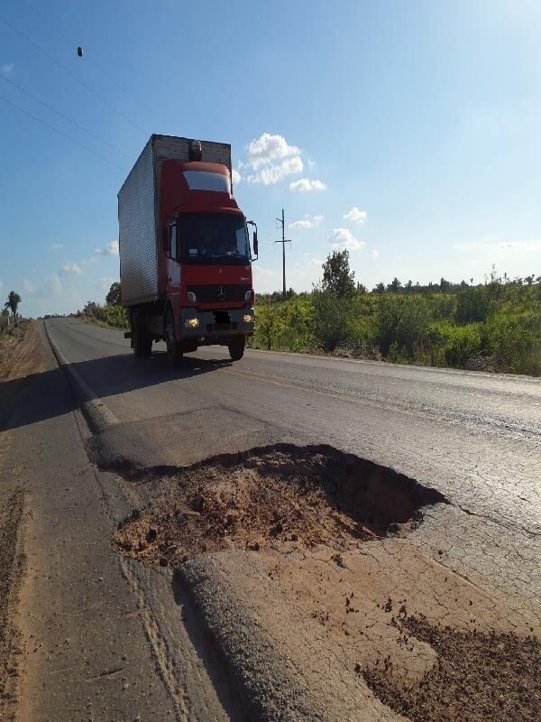 BR 222, em Santa Inês (MA). Foto tirada em 7 de julho de 2021