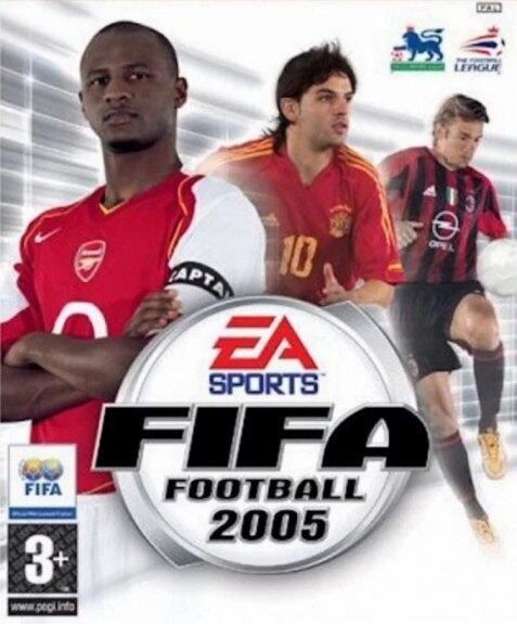 A capa global do FIFA Football 2005 trouxe o ex-meia francês Patrick Vieira, o ex-atacante espanhol Fernando Morientes e o ex-atacante ucraniano Andry Shevchenko.