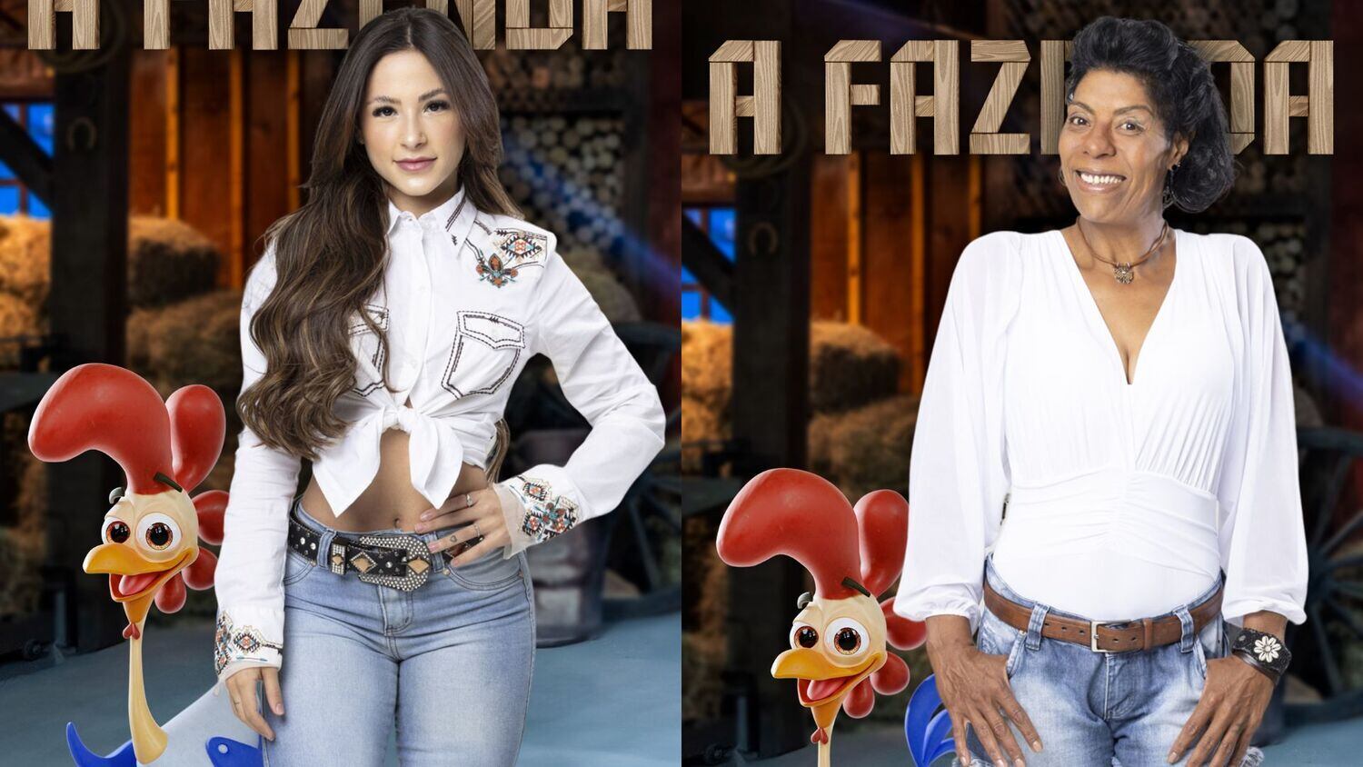 Nathalia Valente escolheu o look country raiz e chamou a atenção. Já Márcia Fu se jogou na blusinha branca com o bom e velho shortinho jeans