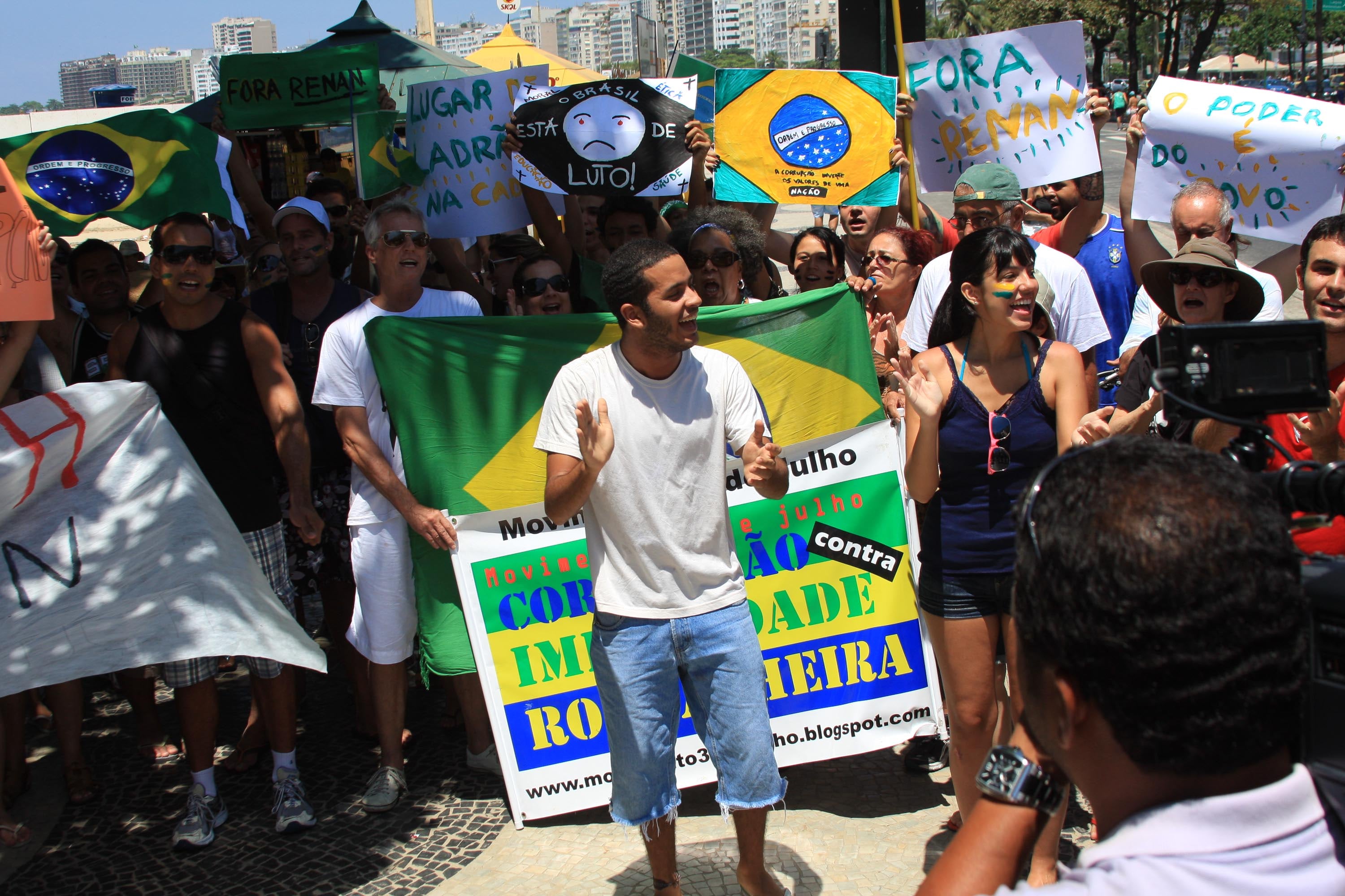 Mais um movimento contra Renan Calheiros acontece no Rio de Janeiro