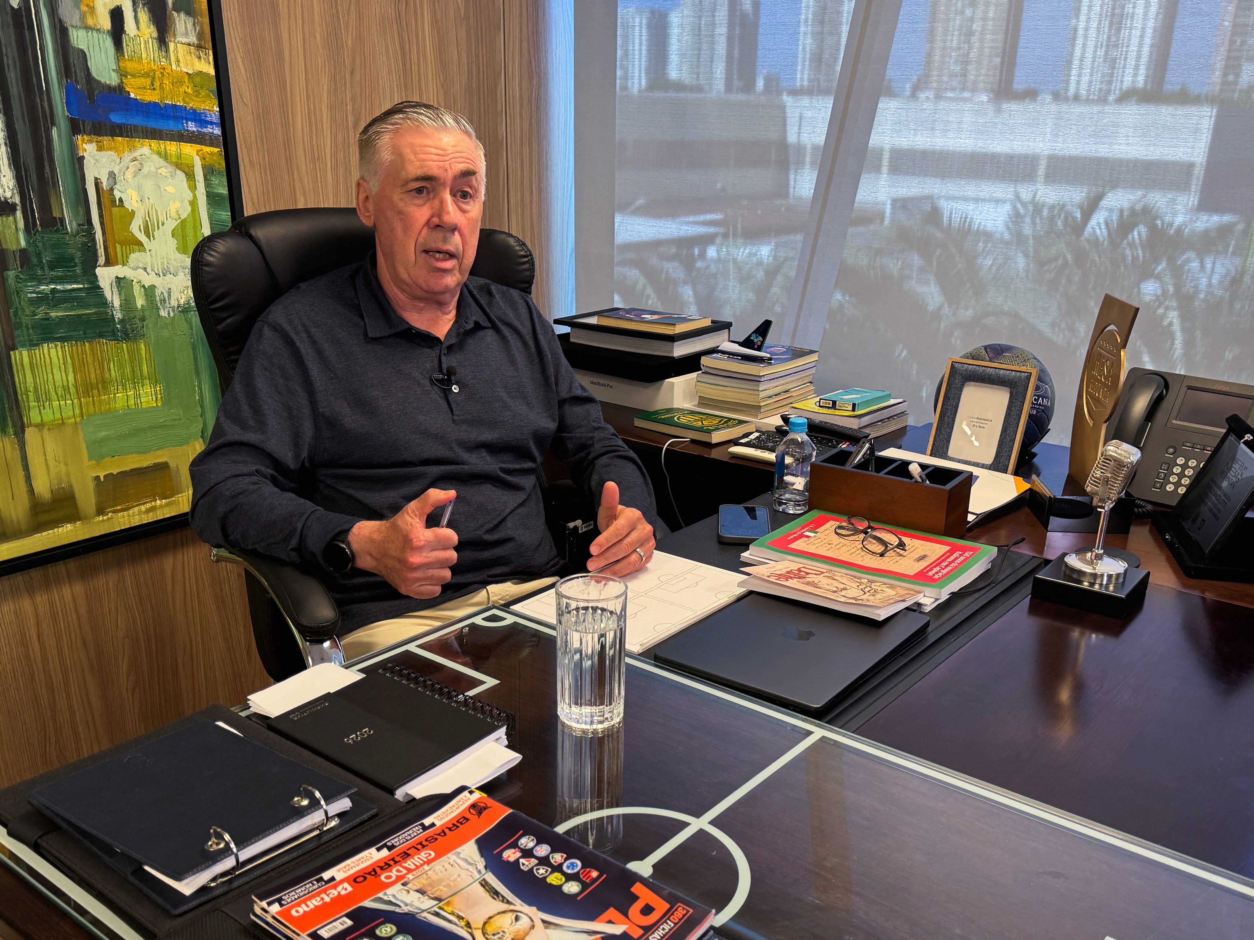 Técnico da seleção brasileira, Carlo Ancelotti