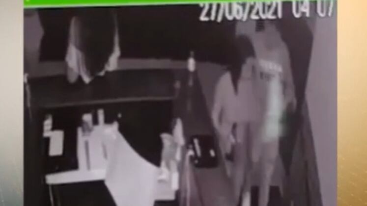 No dia do suposto acidente, câmeras de segurança filmaram quando o casal saiu de uma casa noturna. Nathany carrega uma garrafa de uísque, acredita-se que seja para o namorado, Carlos Alberto, já que ela não costumava ingerir bebidas alcóolicas