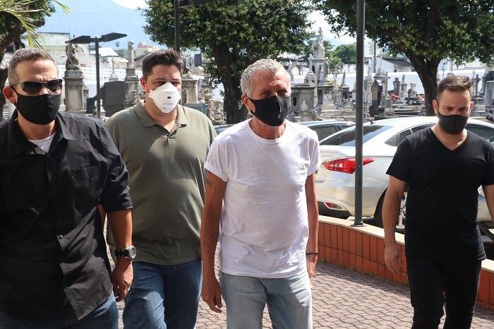 Kiko, do Roupa Nova, também compareceu à cerimônia 