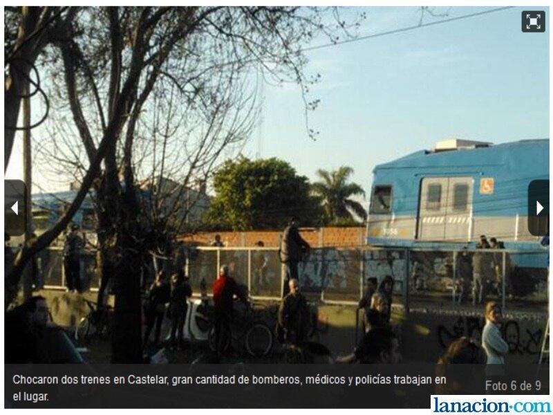 Dois trens se chocam em Buenos Aires e deixam mortos