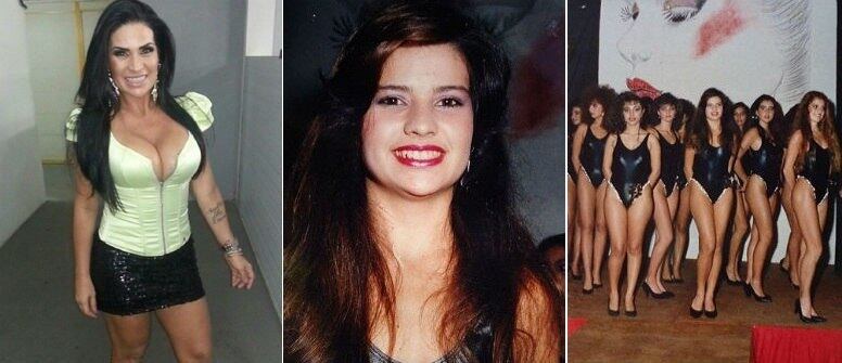 olange Gomes aparece magrinha aos 14 anos em foto