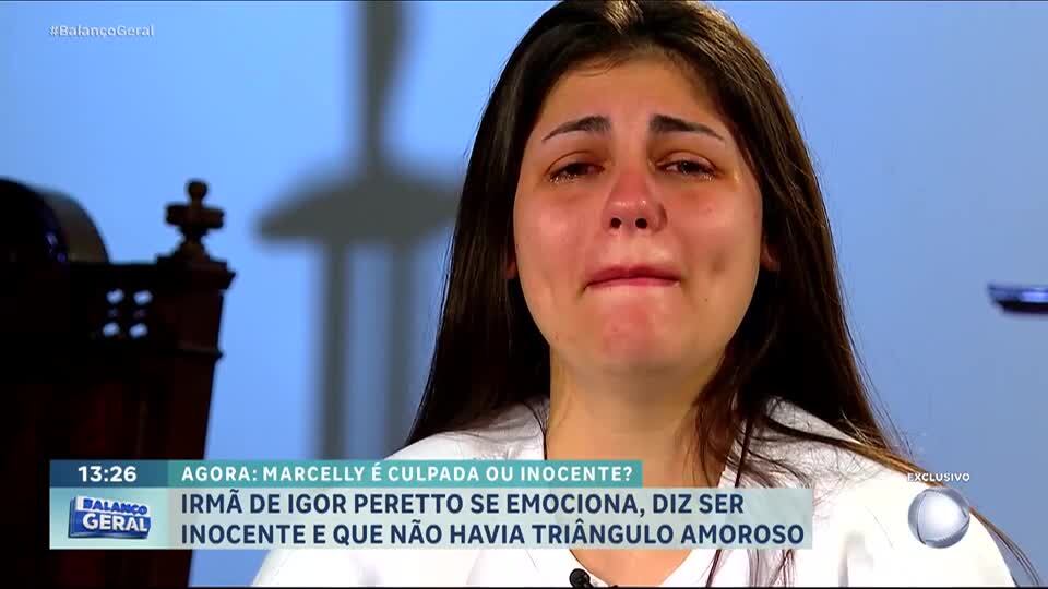 Gottino entrevista irmã de Igor Peretto, suspeita de envolvimento no assassinato do próprio irmão