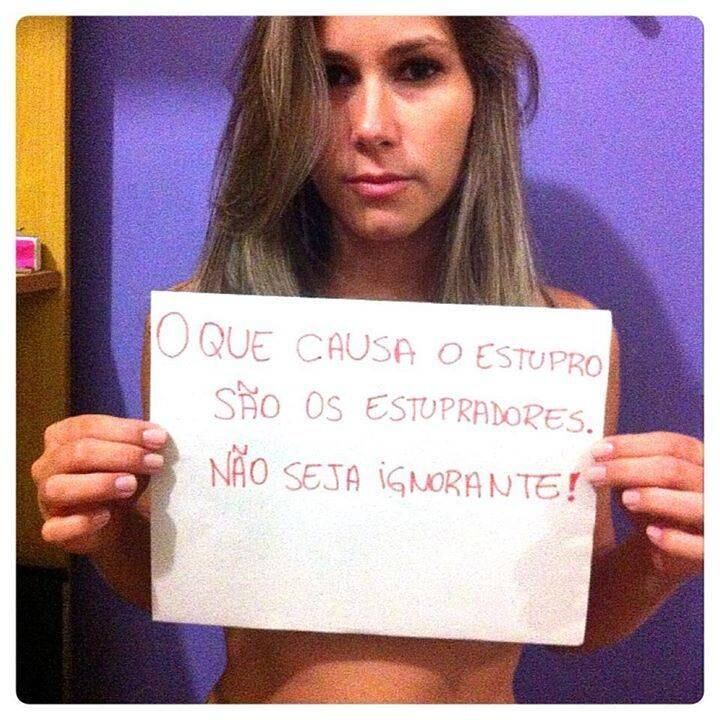 "Gostaria de postar uma foto de acordo com minha indignação quanto a isso, mas não caberia aqui. muita, mas muita ignorância, machismo, hipocrisia! Vergonha alheia!", afirmou Ju Cavalcante
