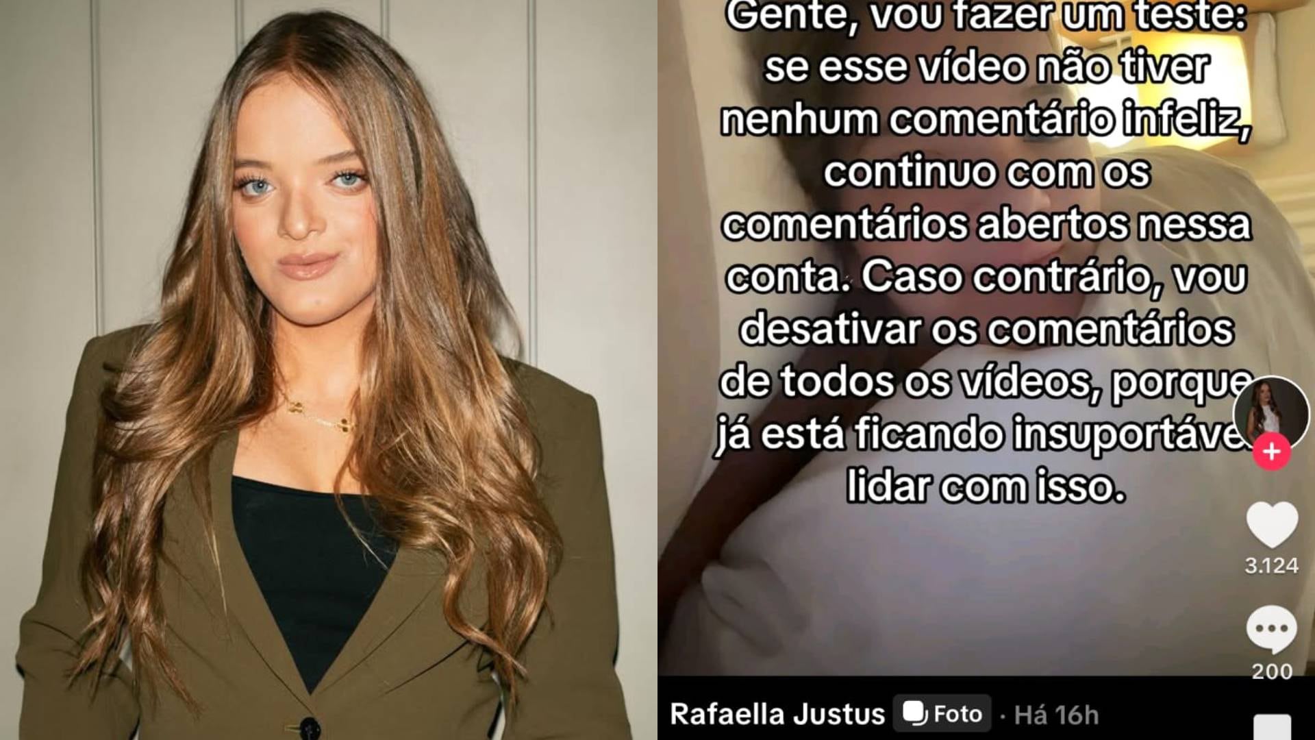 Rafaella Justus faz desabafo
