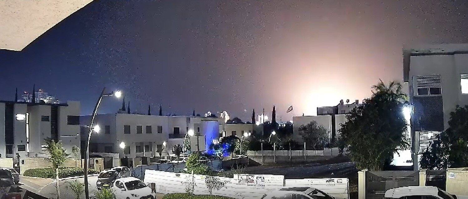 Foguetes foram disparados na noite desta quarta-feira