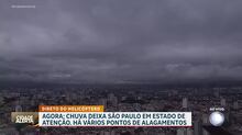 Chuva forte atinge São Paulo e coloca cidade em estado de atenção nesta quinta (5)