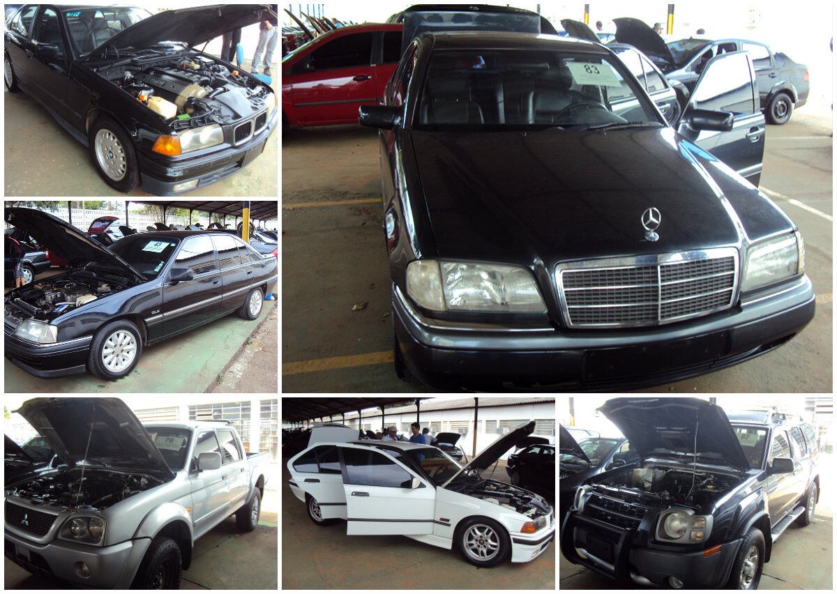 A Polícia Federal fez um leilão de frota com 83 veículos e vendeu todos nesta quarta-feira (23). Foi o 1º leilão de carros que eram usados para trabalhos na instituição. O valor mínimo para levar um exemplar para casa era de R$ 600, preço de uma sucata. Mas havia à disposição dos motoristas brasileiros carrões como BMW, Mercedes-Benz, Ômega, além de carros populares