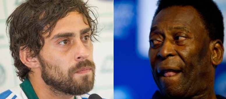 Valdivia lembrou a fama de pé-frio de Pelé