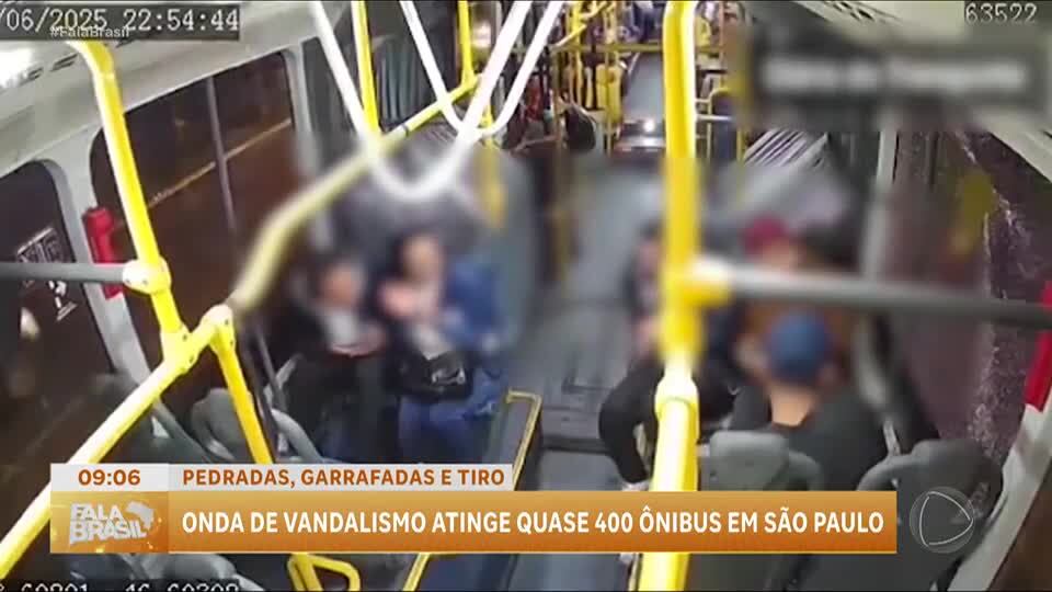 Três concessionárias concentram metade dos casos de ônibus vandalizados em São Paulo
