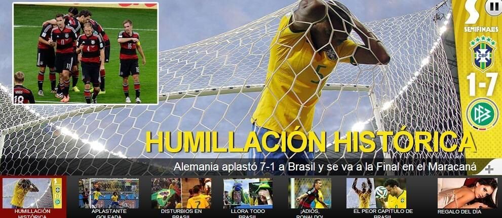 "Histórico" também foi o termo usado pelo Récord, do México
