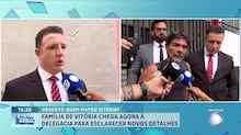 Família de Vitória vai à delegacia conversar sobre as investigações