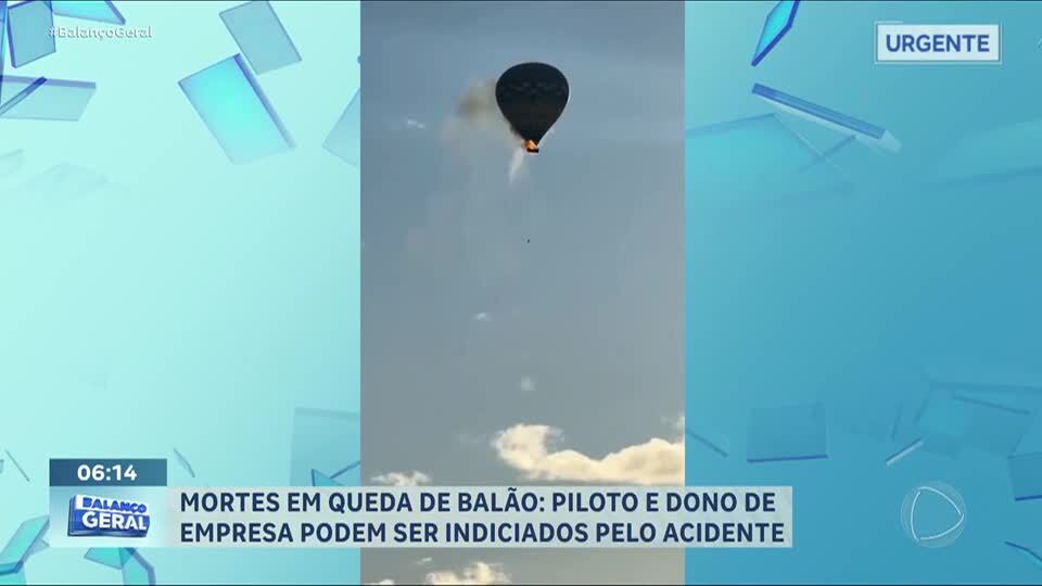 Piloto e dono de empresa podem ser indiciados pela queda de balão que matou oito pessoas em SC