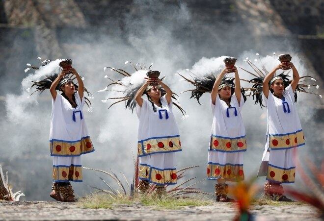 O local escolhido para a celebração é um dos mais icônicos templos da civilização asteca