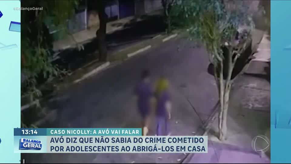 Caso Nicolly: avó de adolescente que matou a jovem diz que não sabia do crime antes de abrigá-lo