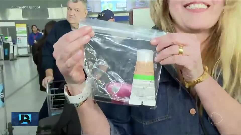 Voos internacionais têm nova regra para transporte de líquidos; entenda