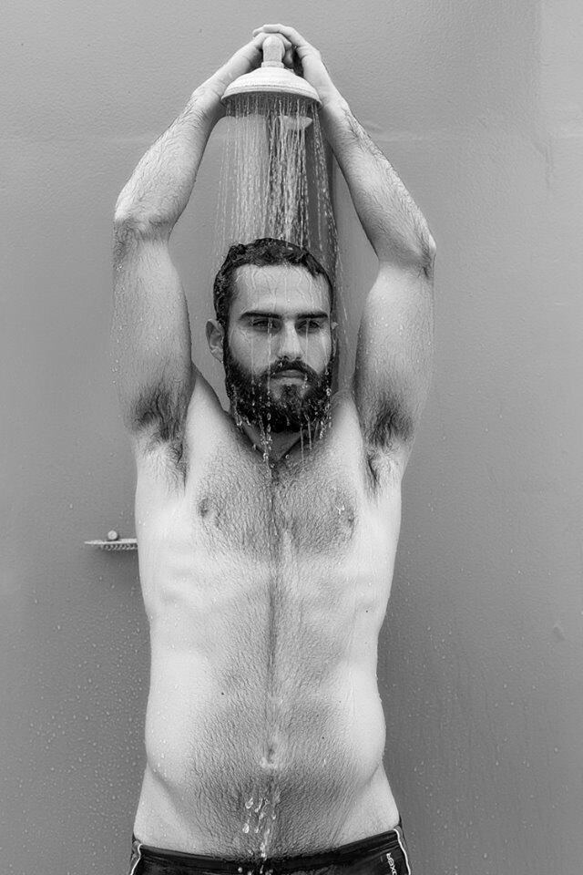 O modelo barbudo André Laranja disputou neste ano o concurso de Mister DF, como representante de Águas Claras