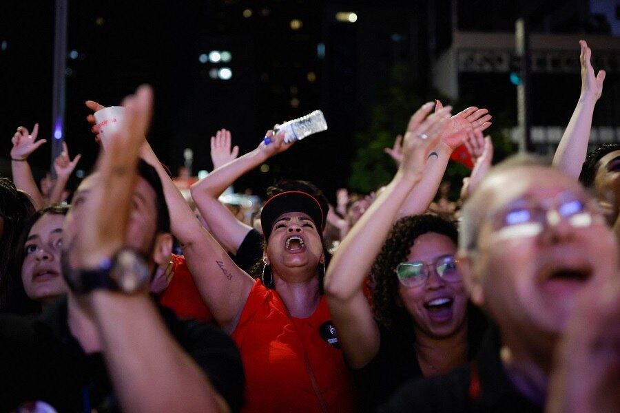 vitória lula, festa, paulista, eleições 2022