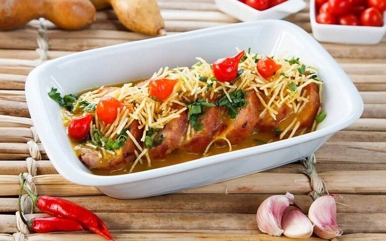 Bar da Leila
Prato - Rocambole de frango com molho de laranja: rocambole de frango com molho de laranja.
Endereço: rua Amazonita, 351 A - Pompéia