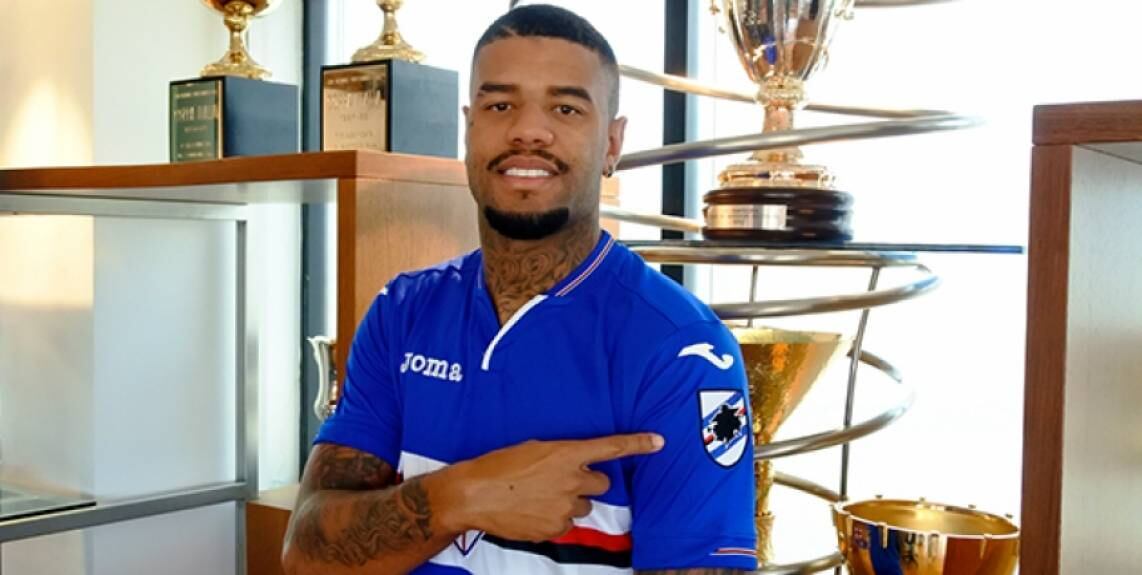 Júnior Tavares chegou à Sampdoria por empréstimo de uma temporada junto ao São Paulo, com possibilidade de compra definida no contrato ao final deste período.