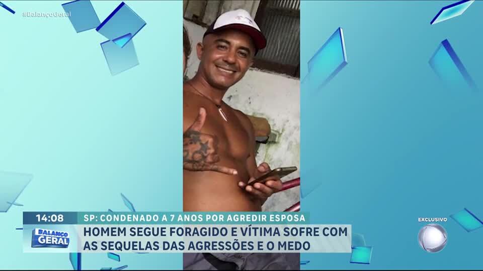Homem que espancou mulher com pedaço de madeira é condenado e segue foragido