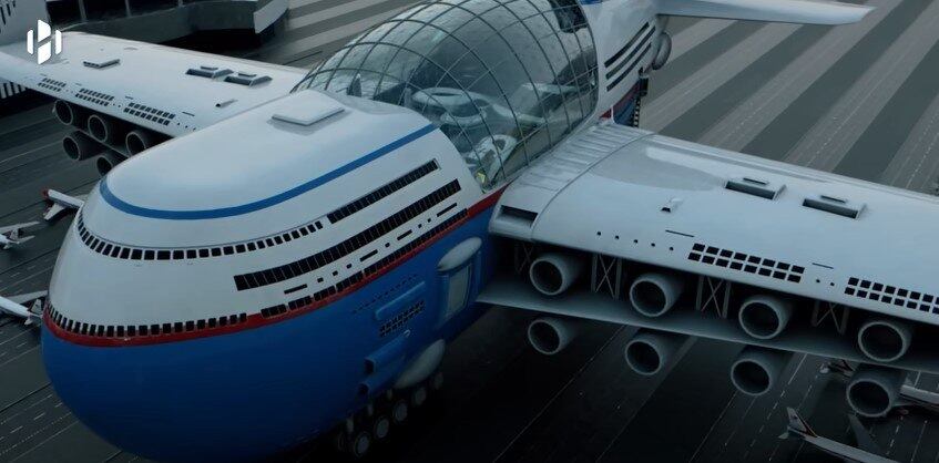 Hashem Al-Ghaili, responsável pela criação da maquete da aeronave e pela divulgação de vídeo no YouTube, diz que o Sky Cruise “pode ser o futuro do transporte”