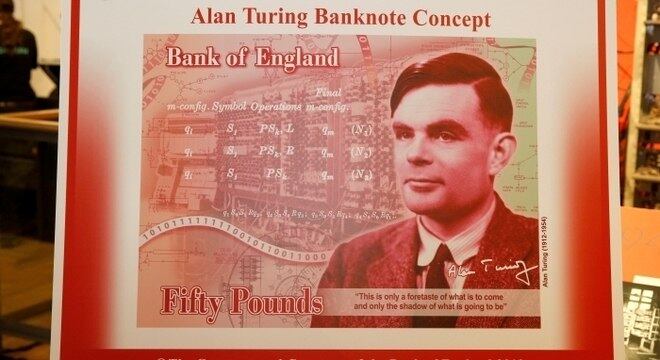 Rosto de Turing foi escolhido depois de uma consulta popular lançada em 2018