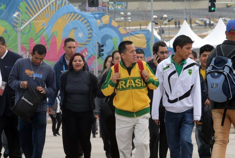 Mais torcedores já se encontram no estádio!
