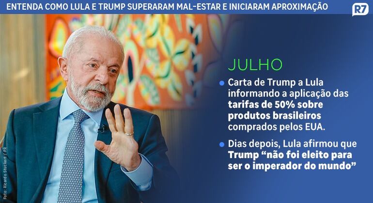 Entenda como Lula e Trump superaram mal-estar e iniciaram aproximação