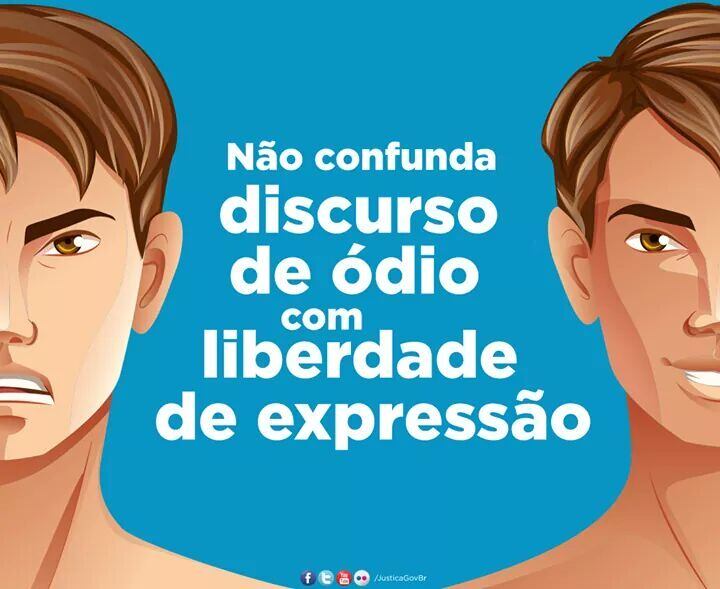 Enquanto o Sudeste votou por Aécio, o Norte e o Nordeste garantiram a eleição de Dilma. O cenário por região irritou muita gente, que acabou expressando reações preconceituosas nas redes sociais. O perfil do Ministério da Justiça no Facebook compartilhou a imagem com a frase "não confunda discurso de ódio com liberdade de expressão" e recebeu muitos compartilhamentos.
Veja também: Após reeleição de Dilma, mais de 300 páginas que promovem o
ódio foram criadas nas redes sociais