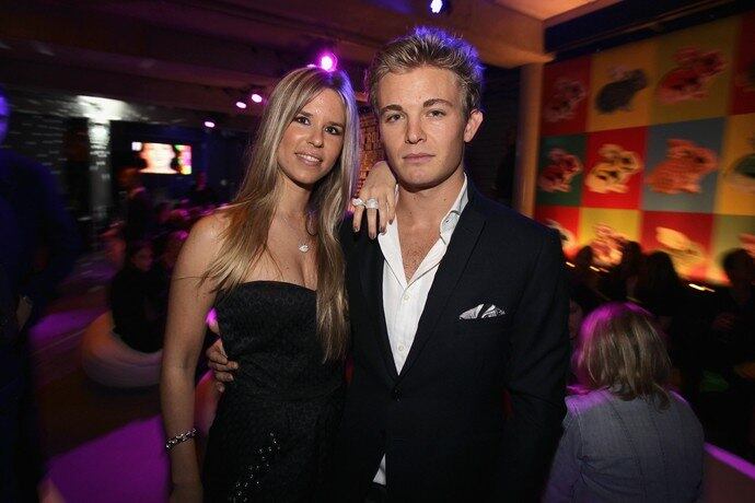 Nico Rosberg e Vivian Sibold se casaram em Mônaco no ano passado
