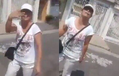 Agressora identificada como Luciana ainda não foi encontrada pela polícia