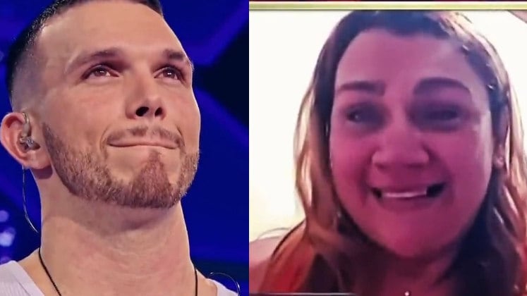 A saudade gritou forte e foi difícil controlar o choro! Lutando para realizar o sonho de ser cantor, San Oliver deixou seu estado natal para tentar a vida em São Paulo. Com mais de três anos sem ver a família, o candidato foi surpreendido com um vídeo de sua mãe e a emoção tomou conta do palco