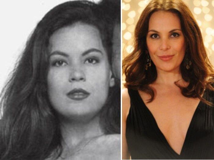 Carolina Ferraz era bem diferente 