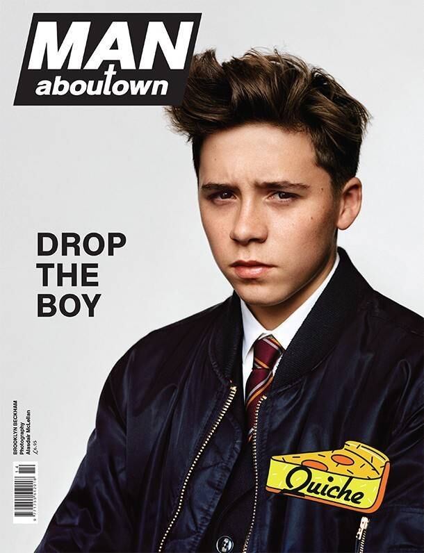 Brooklyn é a estrela de um ensaio especial para a revista Man About Town e deixou muita gente de boca aberta com sua beleza