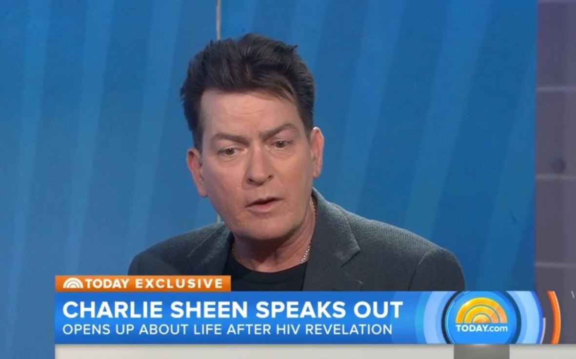 Charlie Sheen abriu o coração em programa